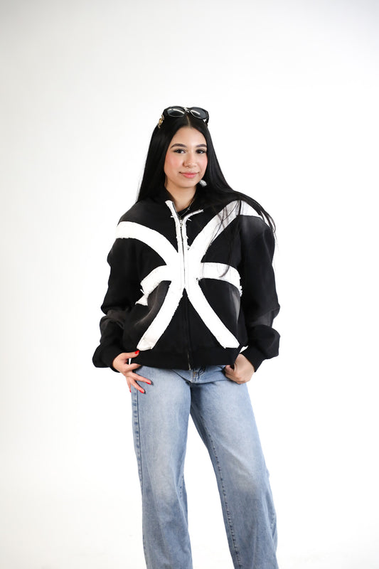 "JINSOO" Black Zip Up